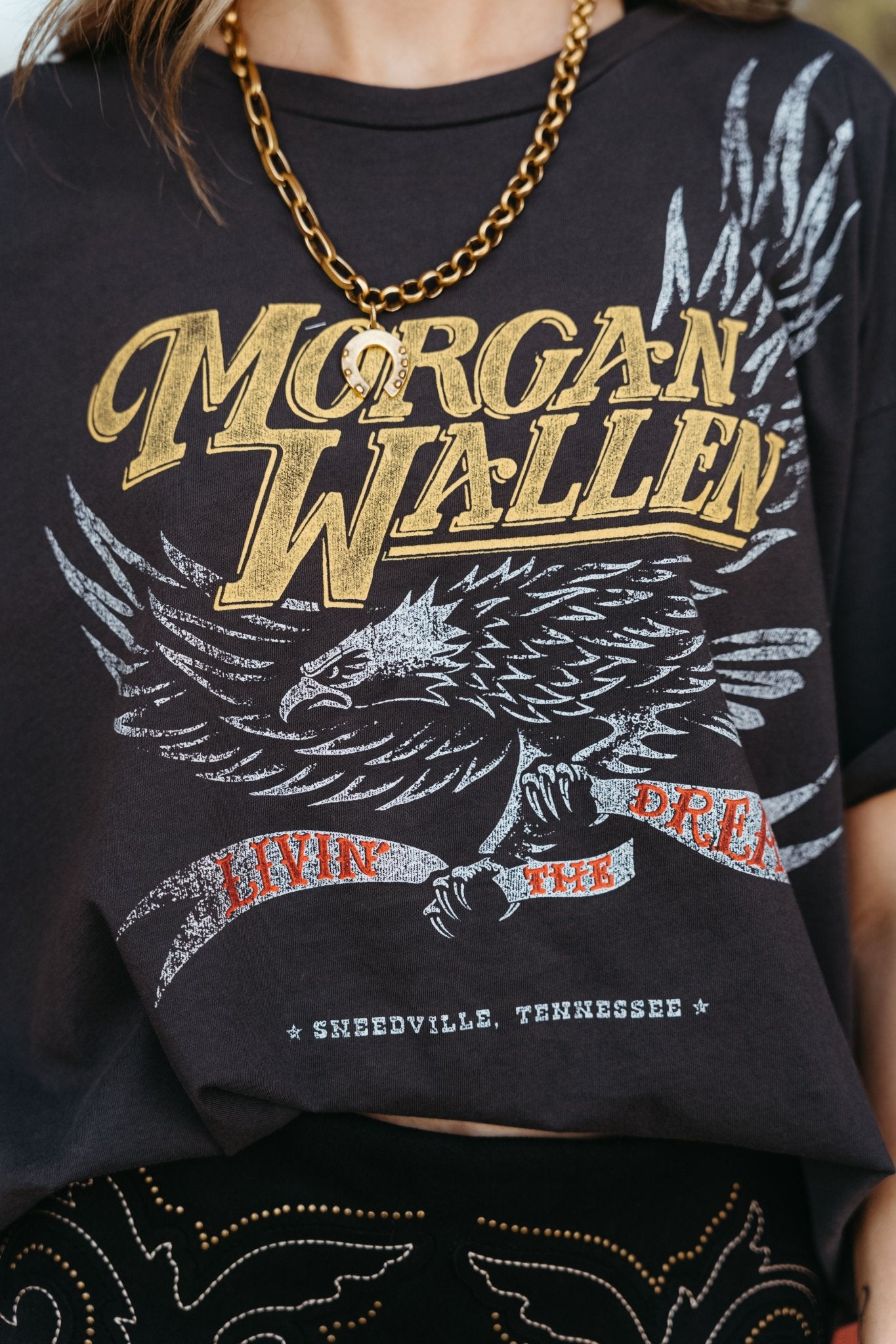 Morgan Wallen Livin the Dream Tee - Southern Soule Designs