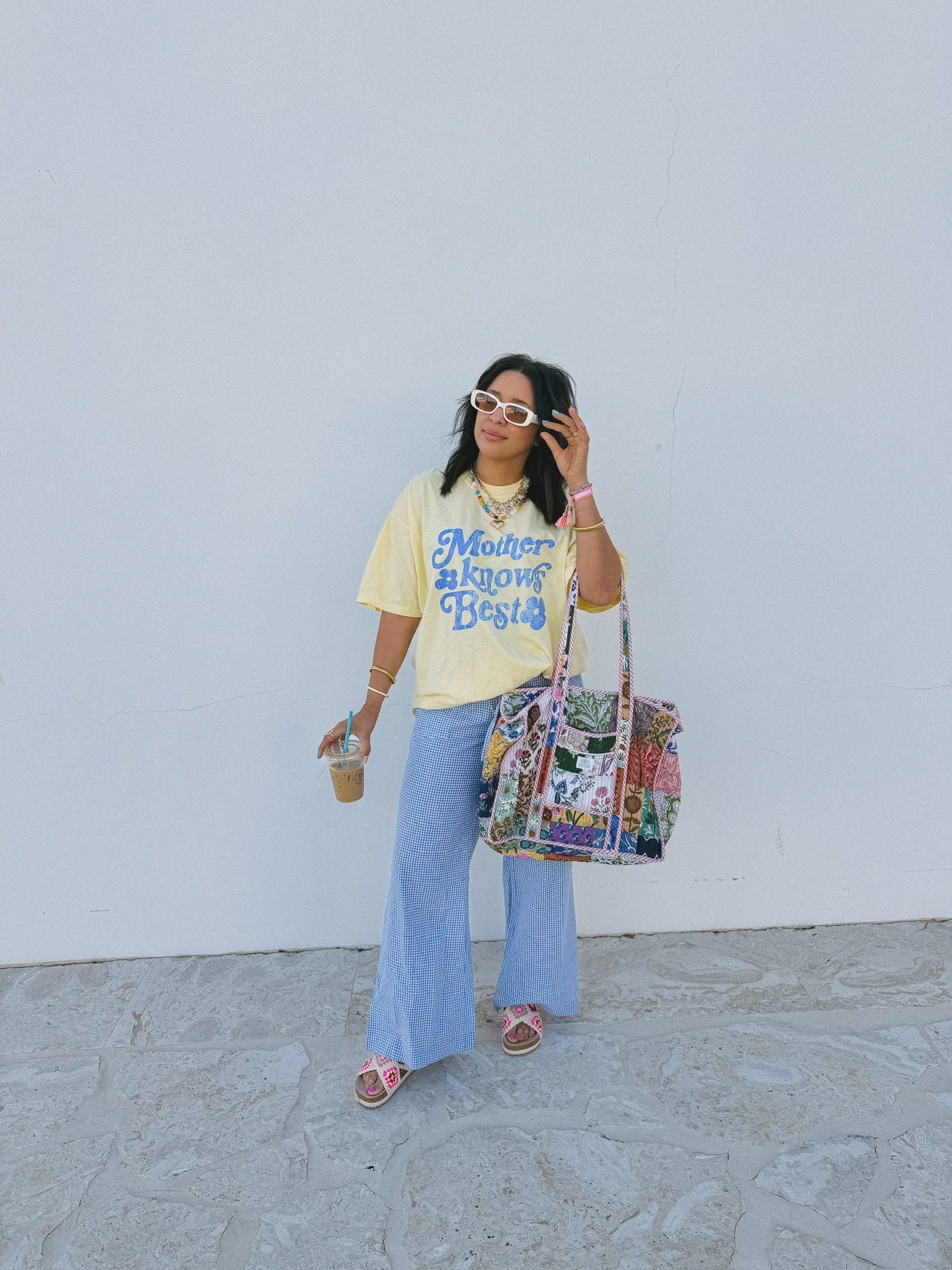 Mother Knows Best Graphic Tee Butter Yellow - Southern Soule Designs