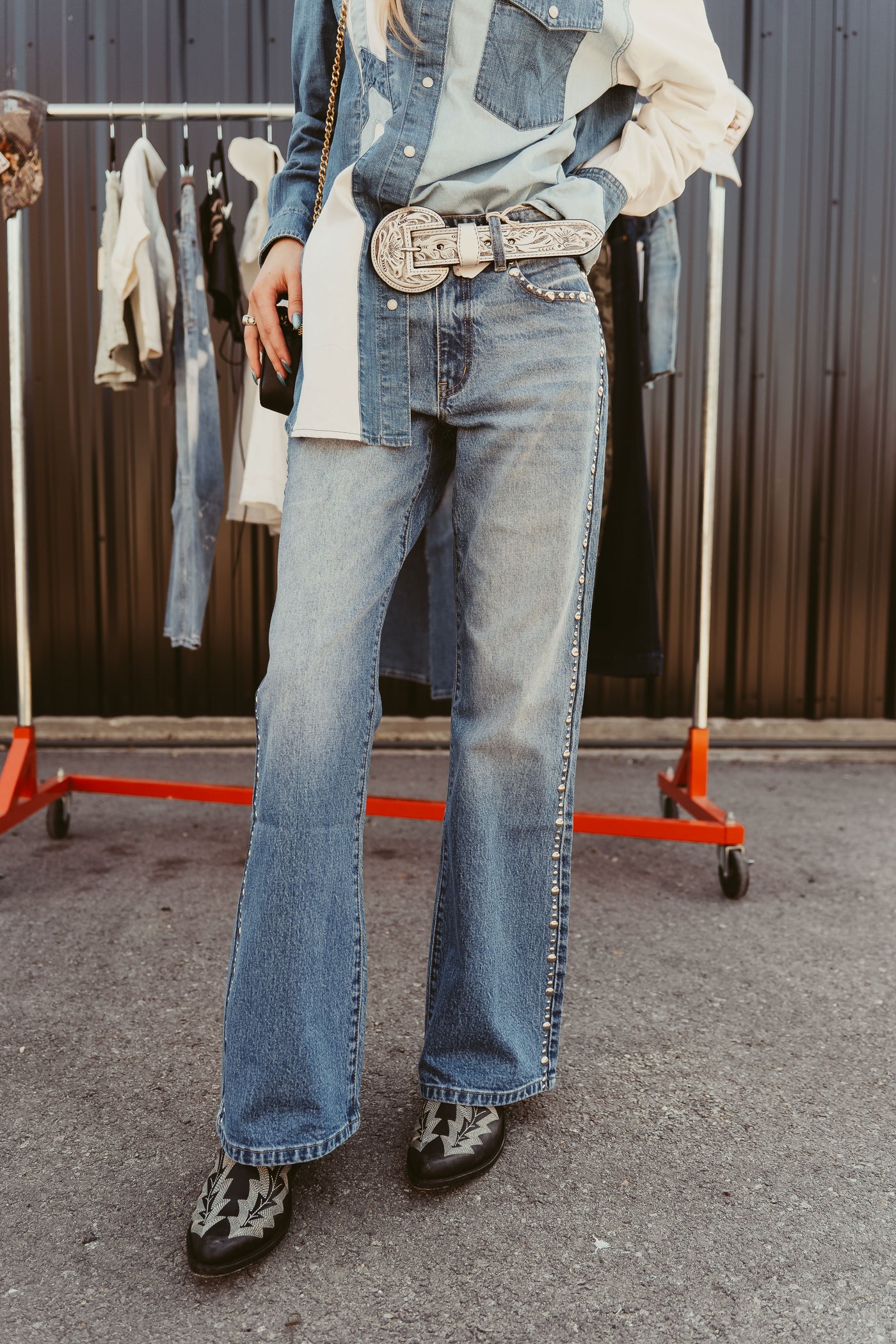 High Rise Wide Flare Jean KC5527M