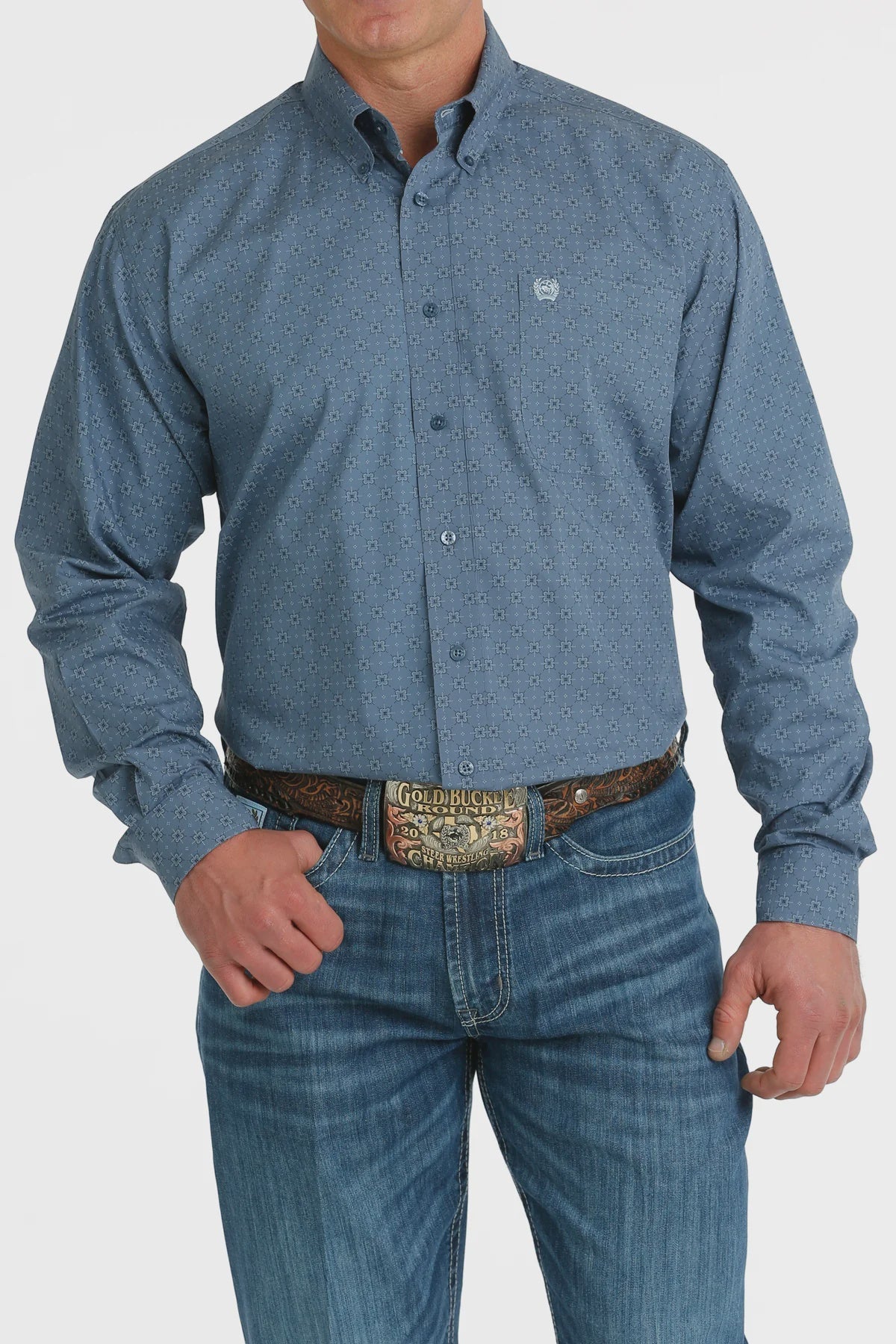 MTW1105693 MNS Blue LS Print - Southern Soule Designs