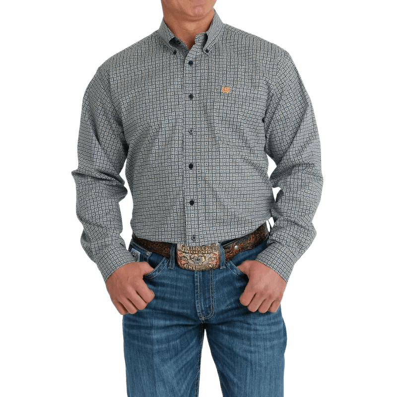 MTW1105699 MNS Navy LS Print - Southern Soule Designs