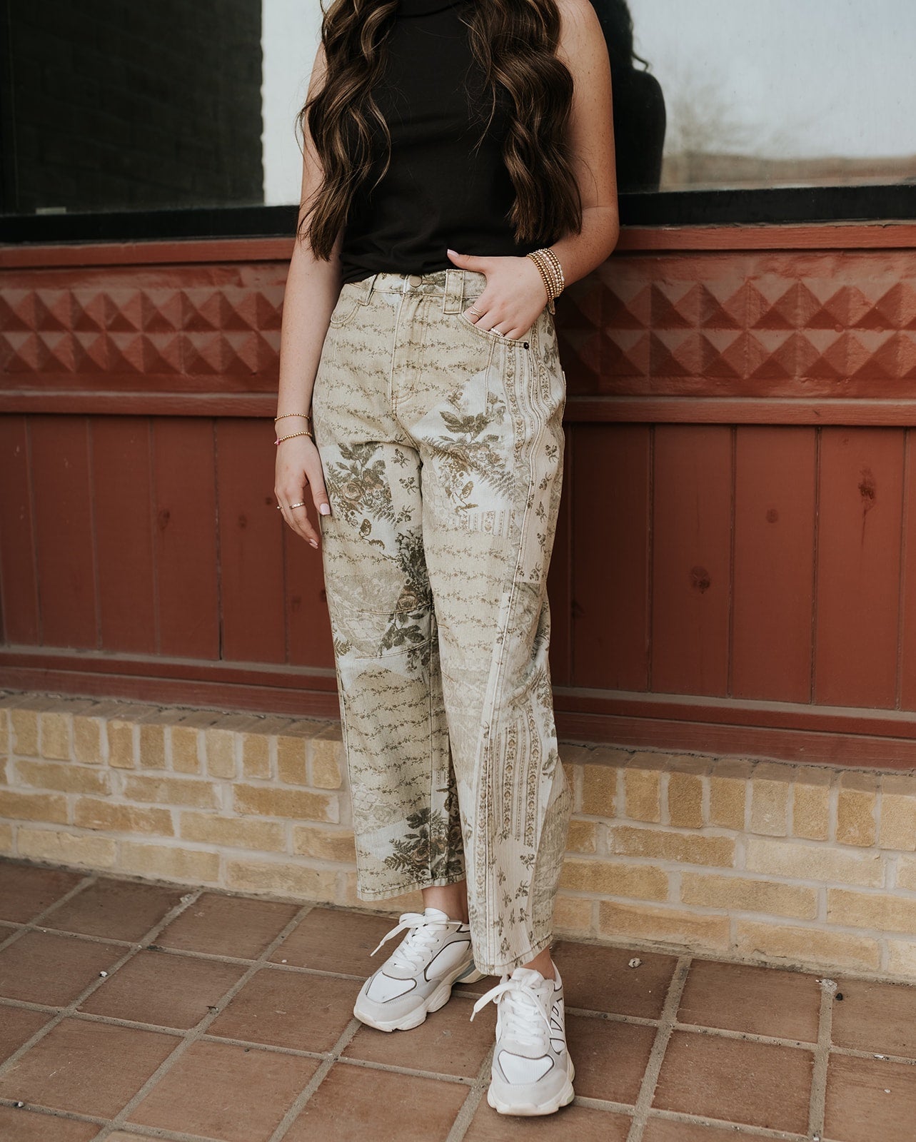 Multi Print Barrel Pants P5052 - Southern Soule Designs