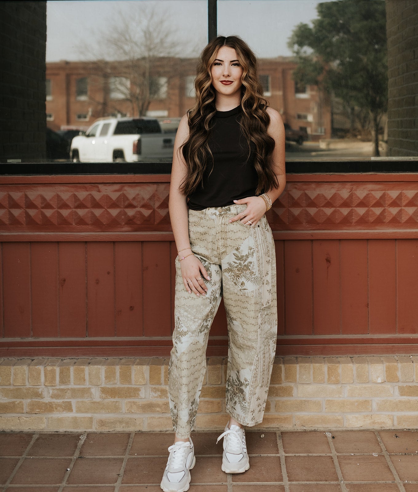 Multi Print Barrel Pants P5052 - Southern Soule Designs