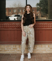 Multi Print Barrel Pants P5052 - Southern Soule Designs
