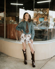 Multi Print Mini Skirt S5329 - Southern Soule Designs