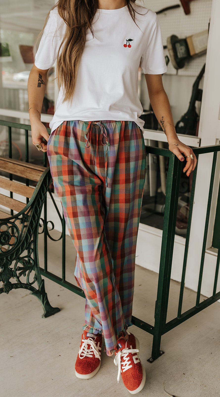 Multicolor Plaid Pants WL25 - 12399 - Southern Soule Designs