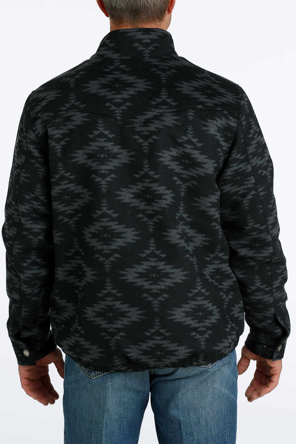 Cinch MWJ1590002 MNS Black Wooly Jacket