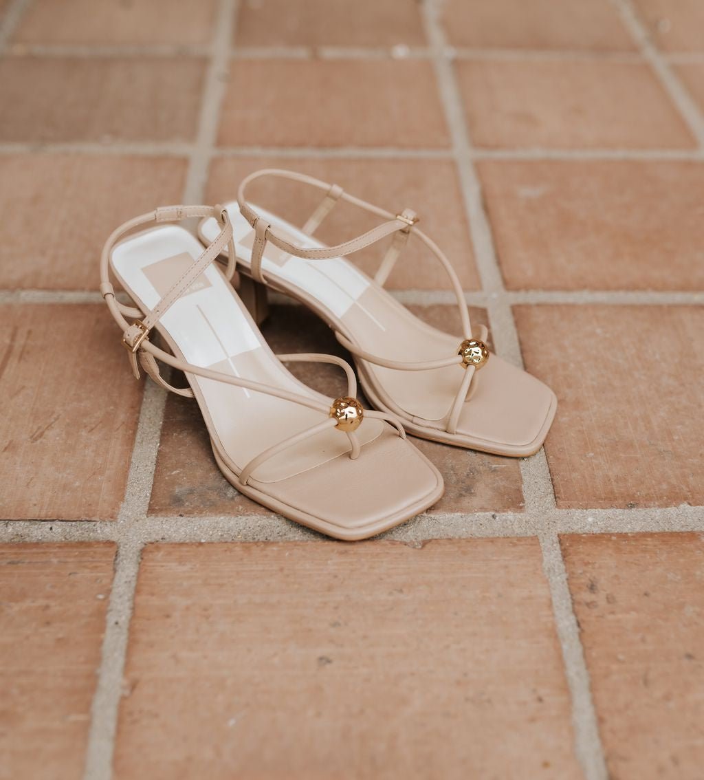 Mylee Light Tan Leather Heel - Southern Soule Designs