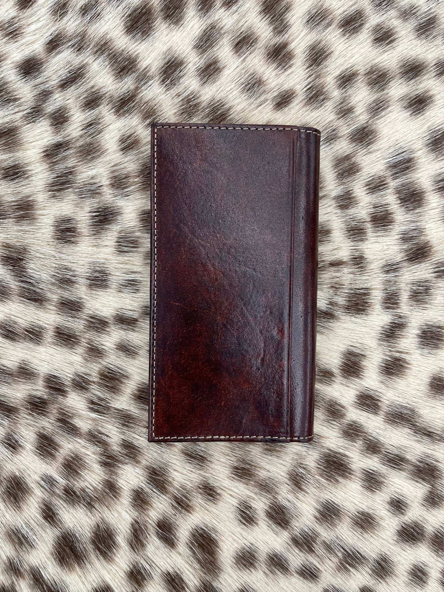 N5487044 Nocona Dark Brown Diagonal Cross Men's Rodeo Wallet/Checkbook Cover - Southern Soule Designs