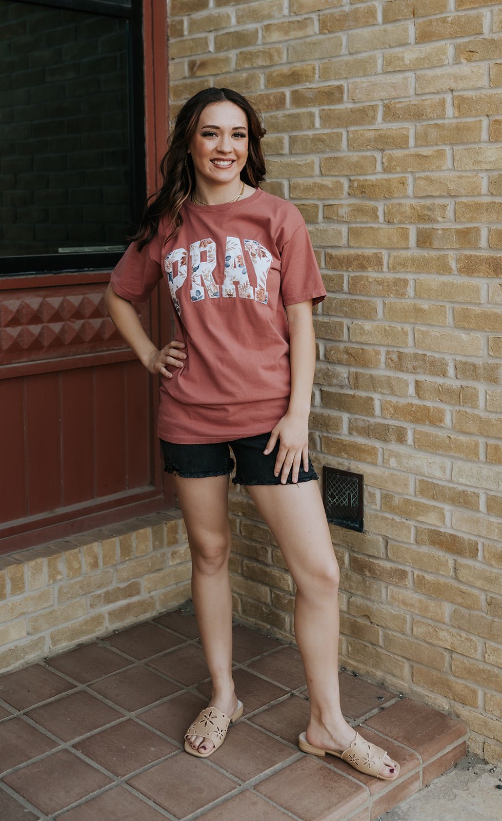 Nantucket Pray Christian Faith Short Sleeve T-Shirt - Southern Soule Designs