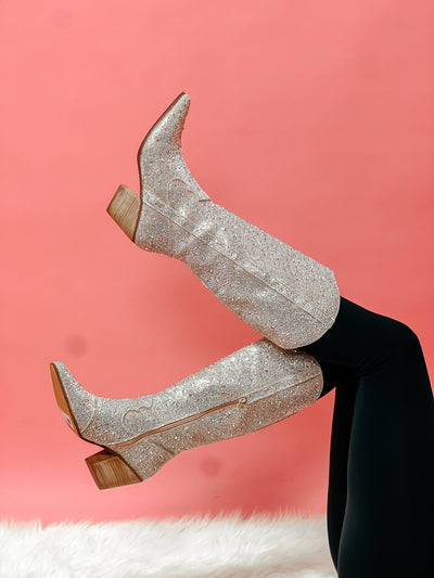 Nashville Clear Rhinestone Boot - Southern Soule Designs