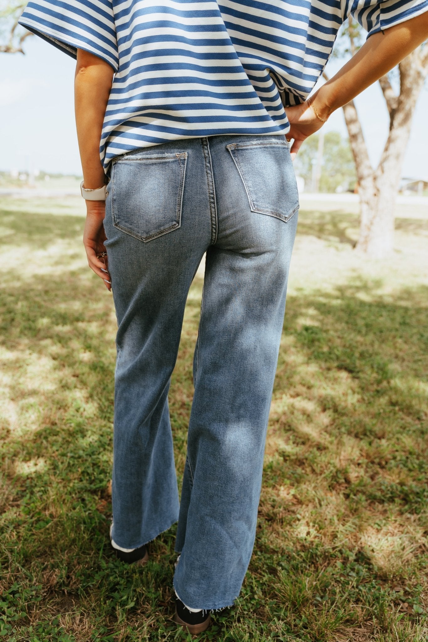 Natal Fiona Wide Leg Jean - Southern Soule Designs