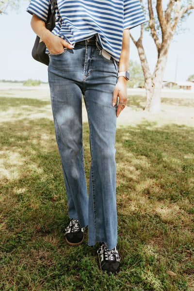 Natal Fiona Wide Leg Jean - Southern Soule Designs