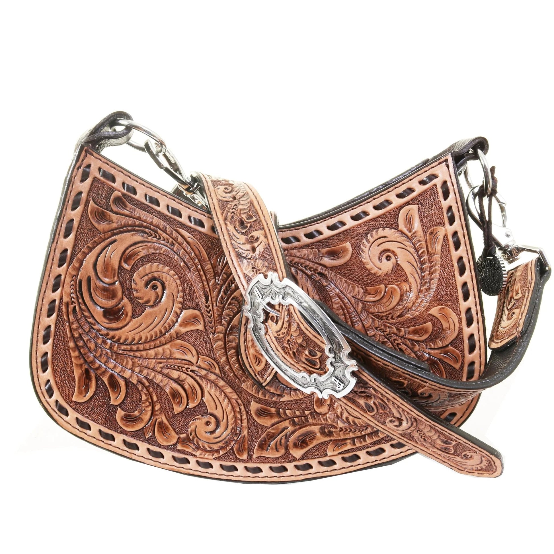 Natural Leather BDJ Purse BDJ42 - Southern Soule Designs