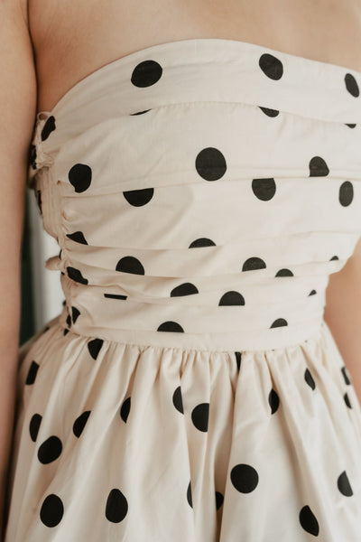 Natural Paige Polka Dot Blouse S1697T - 1 - Southern Soule Designs