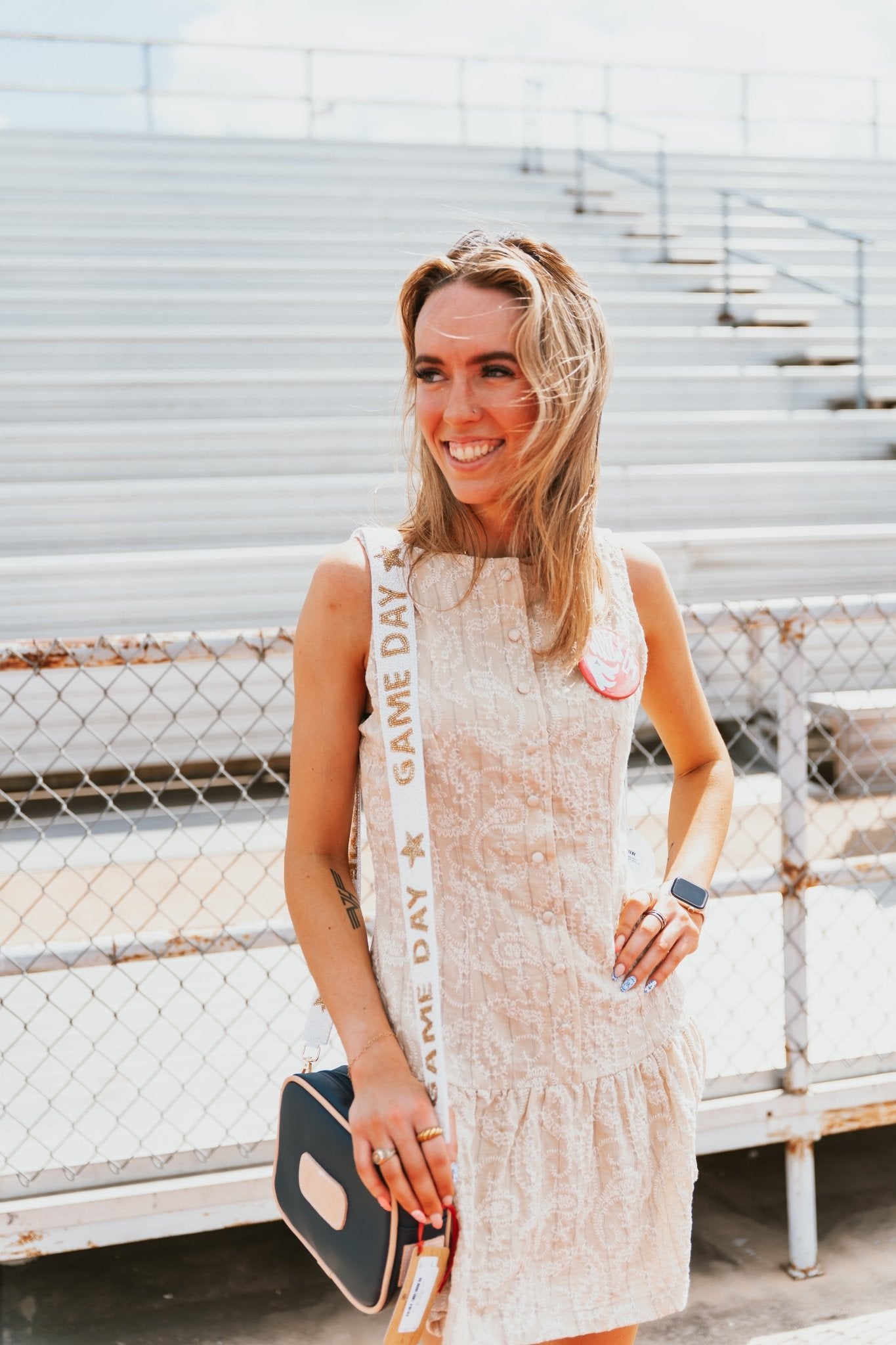 Natural Paisley Embroidered Sleeveless Mini Dress BRD3612 - 2 - Southern Soule Designs