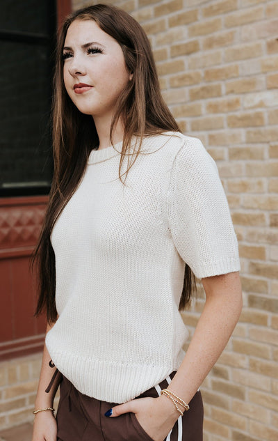 Natural Sabine Sweater - Southern Soule Designs
