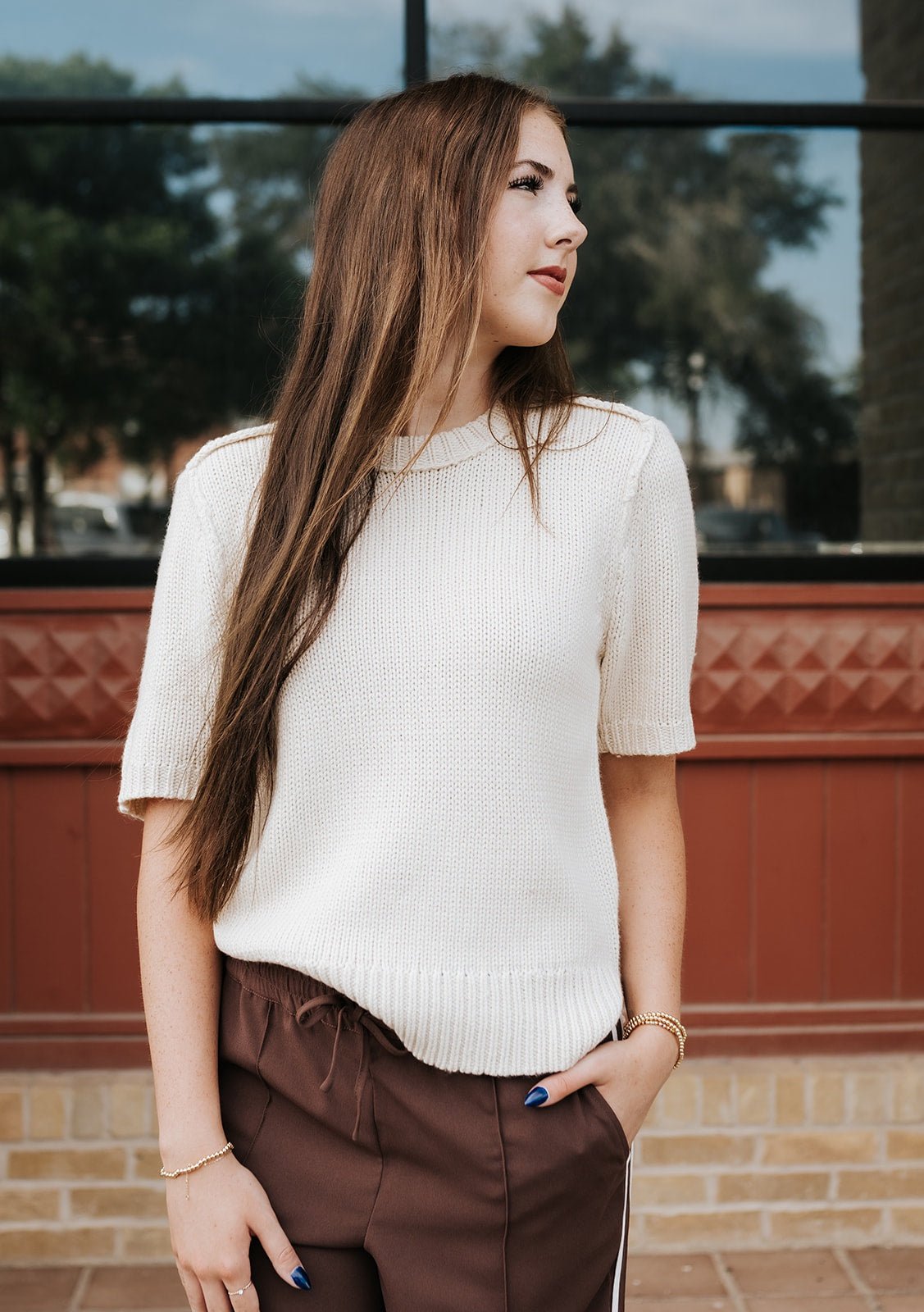 Natural Sabine Sweater - Southern Soule Designs