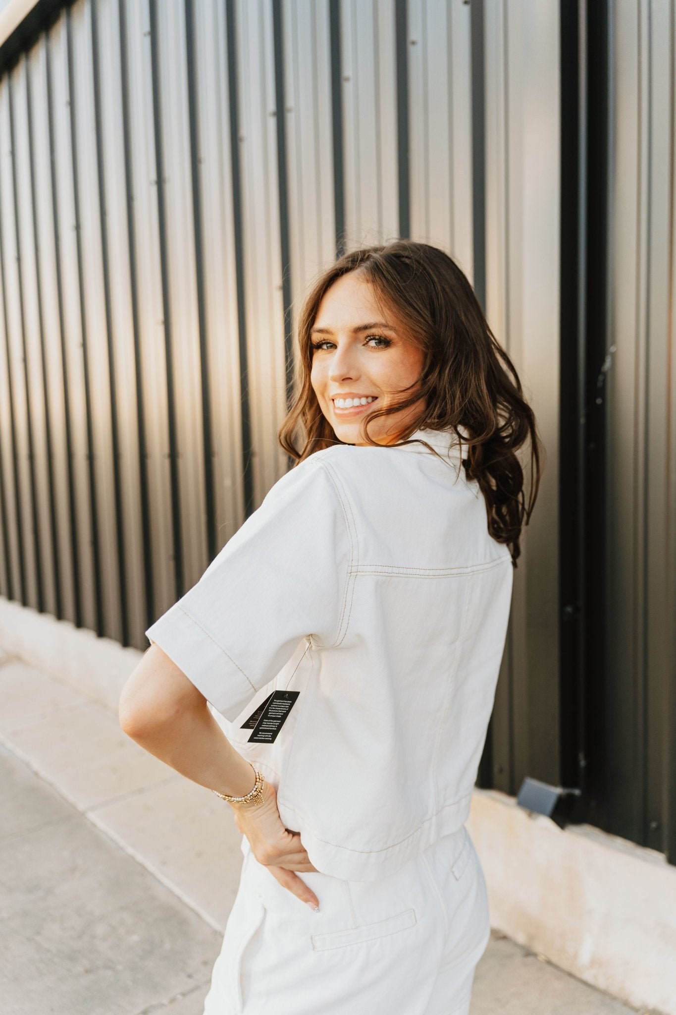 Natural Short Sleeve Top JE8264 - Southern Soule Designs