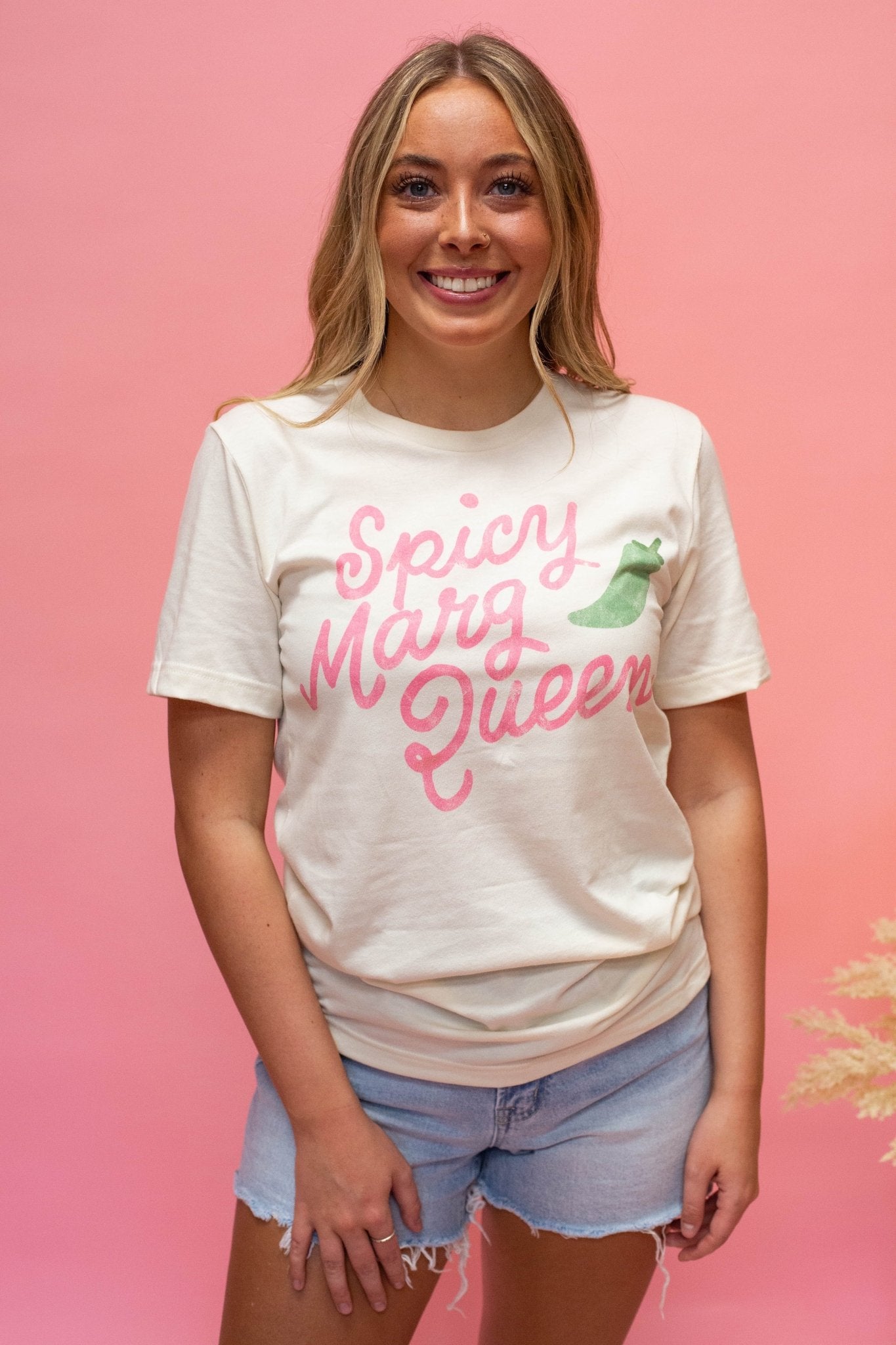 Natural Spicy Margs Queen Tee - Southern Soule Designs