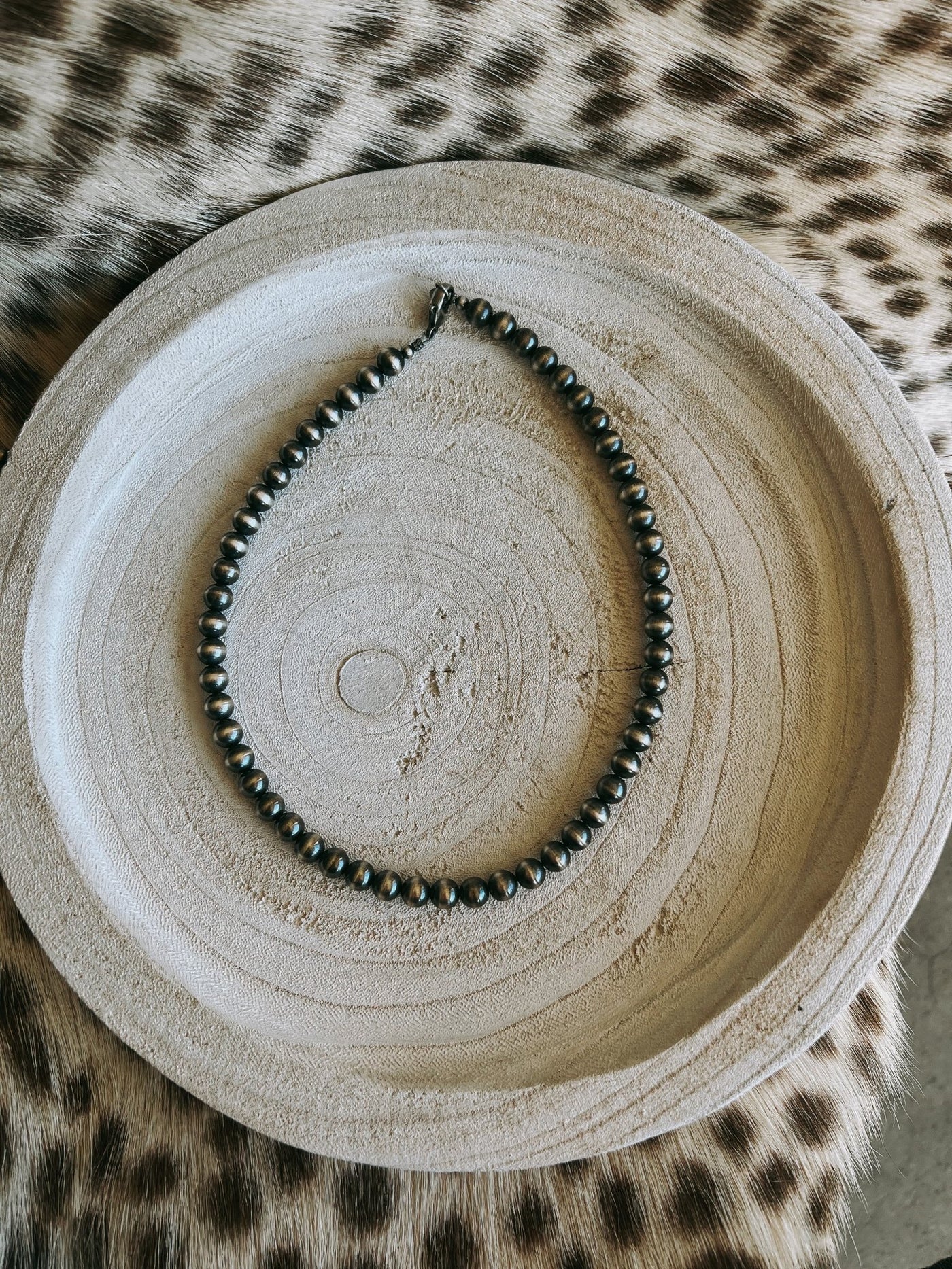 Navajo Pearl 8MM 18” - Southern Soule Designs