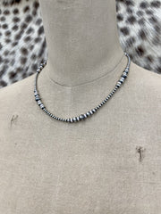 Navajo Pearl & Pink Conch Necklace NPN015PC - Southern Soule Designs