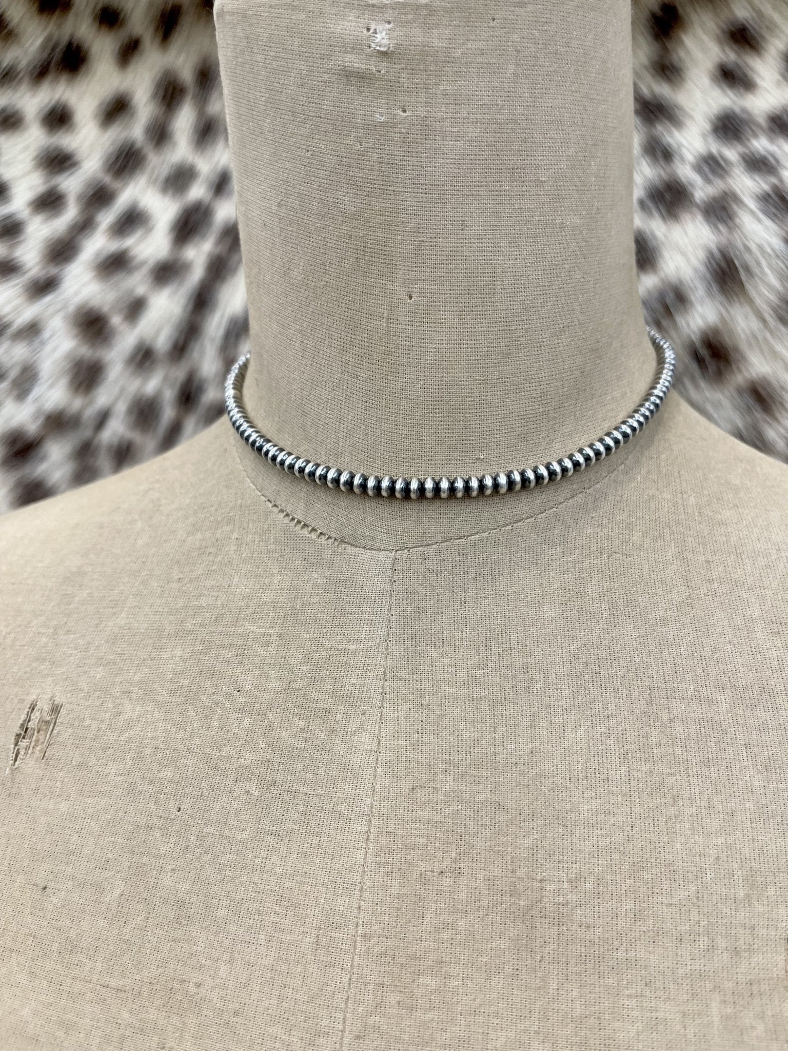 Navajo Saucer Pearl 4MM 14" - Southern Soule Designs