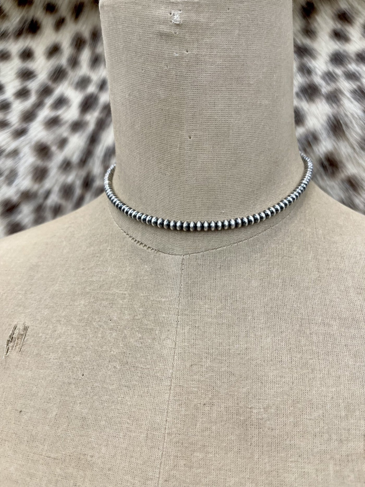 Navajo Saucer Pearl 4MM 14" - Southern Soule Designs