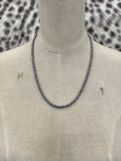 Navajo Saucer Pearl 4MM 22" - Southern Soule Designs