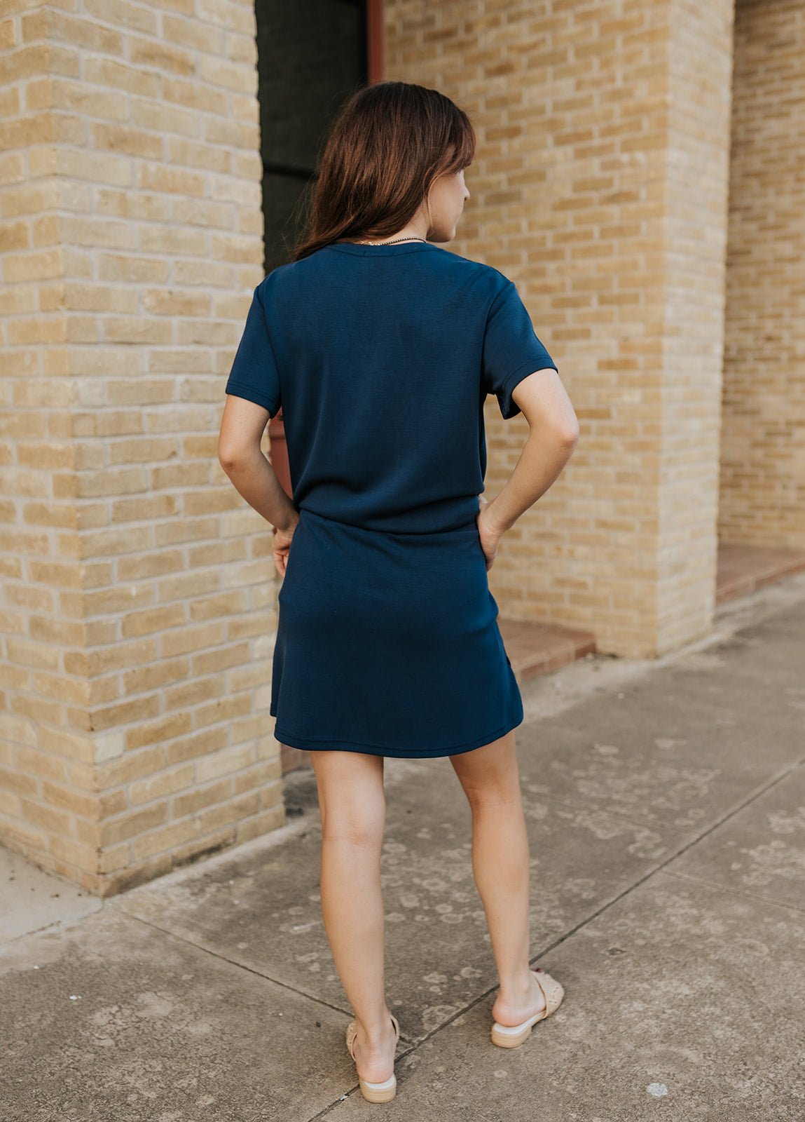 Navy Cora Skort - Southern Soule Designs