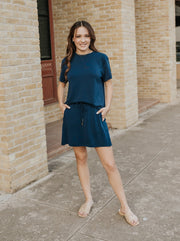 Navy Cora Skort - Southern Soule Designs
