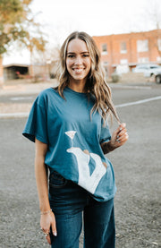 Navy Cowboy Drink Big Boy Tee 10010P - R156 - Southern Soule Designs