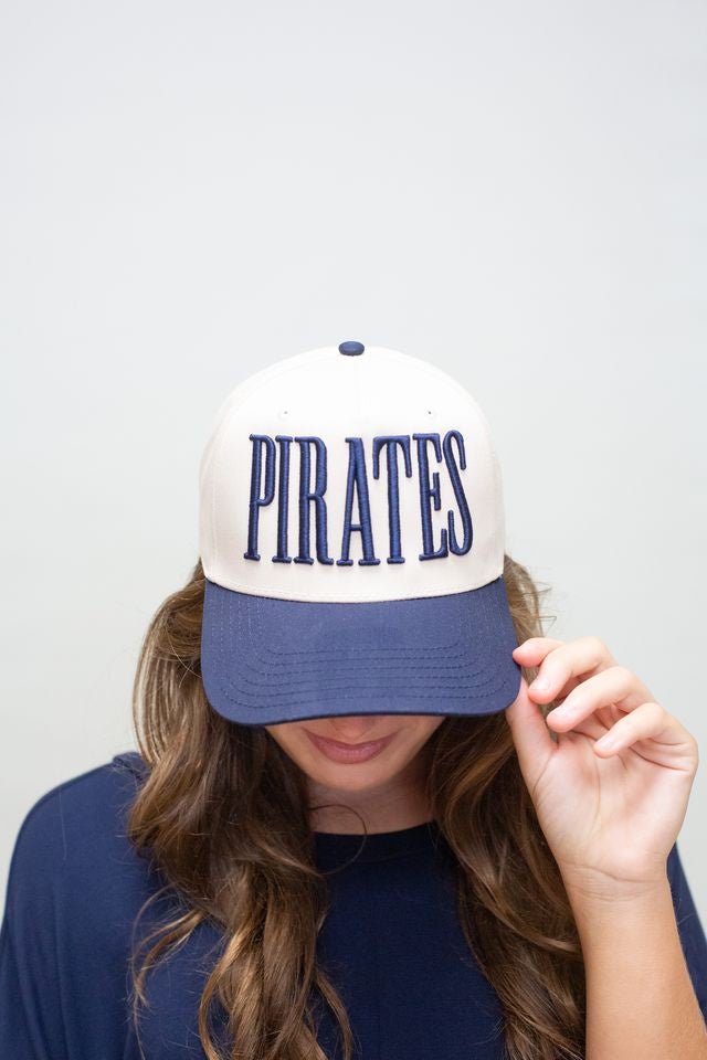Navy Pirates Trucker Cap - Southern Soule Designs