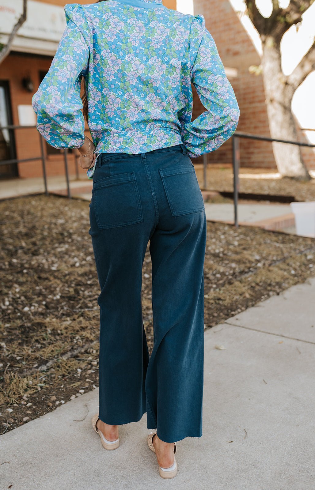 Burnt Orange Straight Wide Leg Pants MMP623 – Southern Soule Designs