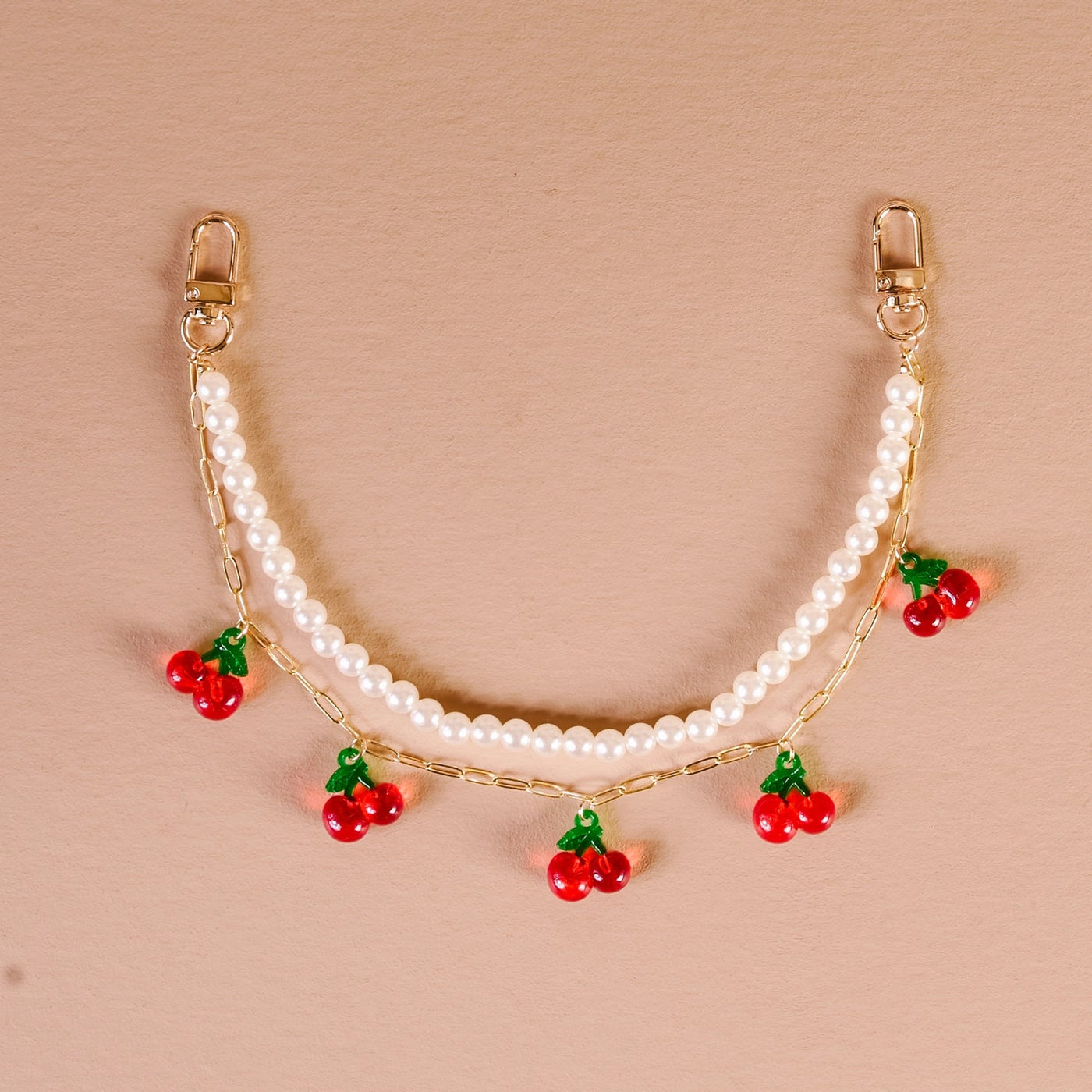 Necklace Bag Charm - Cherried Away - Southern Soule Designs