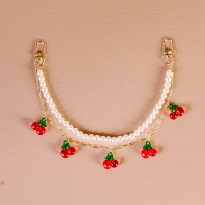 Necklace Bag Charm - Cherried Away - Southern Soule Designs