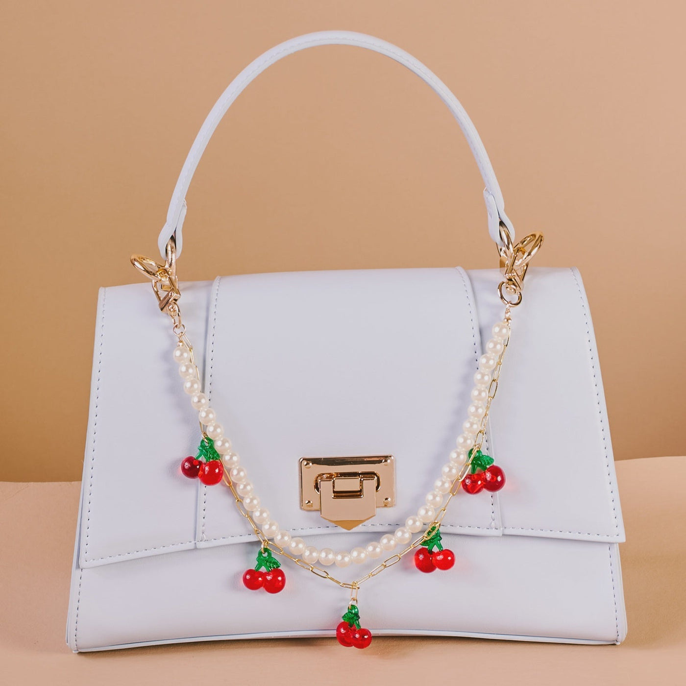 Necklace Bag Charm - Cherried Away - Southern Soule Designs