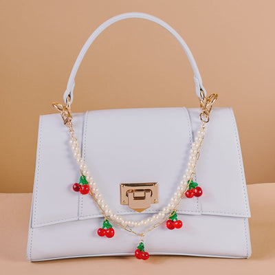 Necklace Bag Charm - Cherried Away - Southern Soule Designs