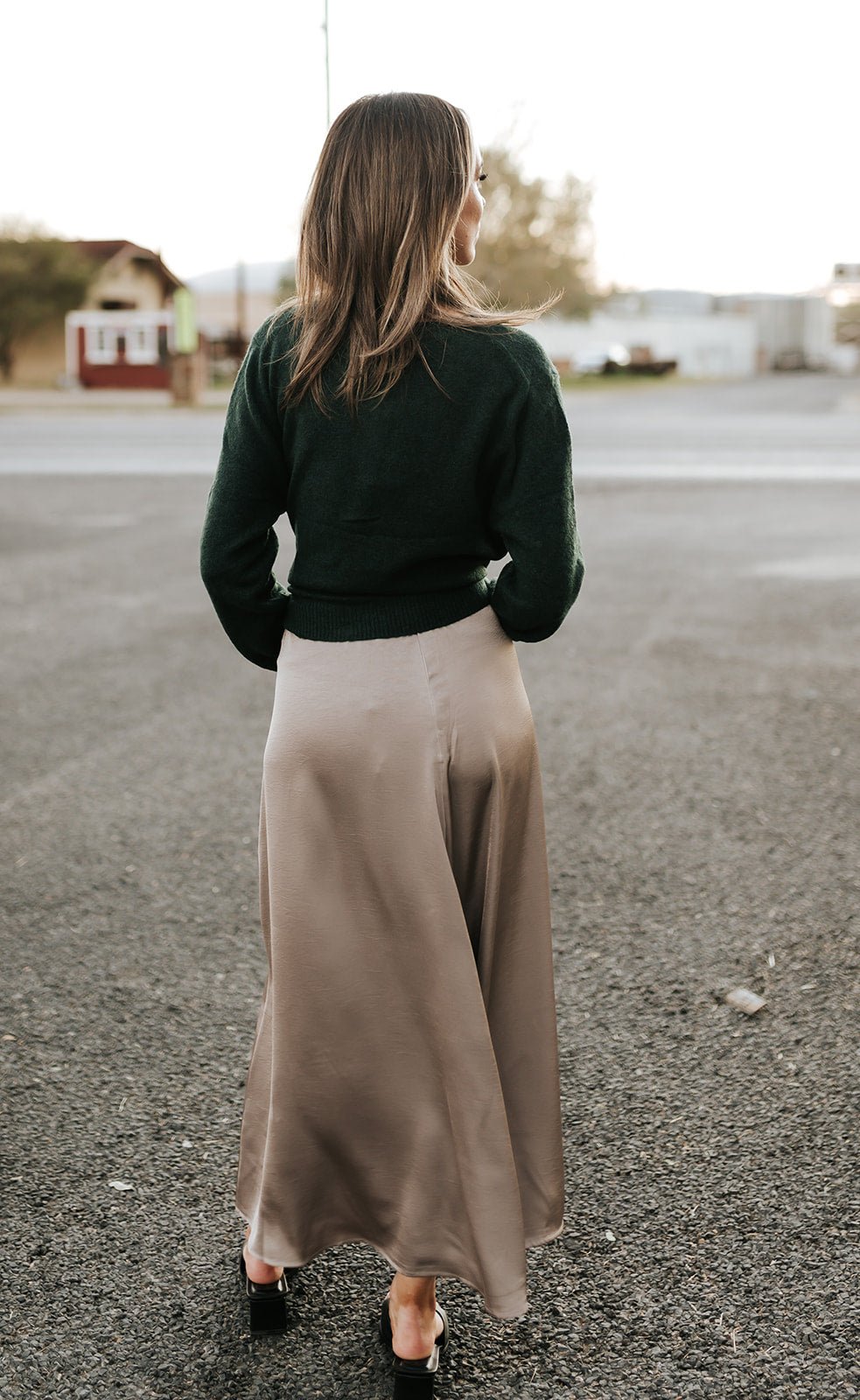Northpointe Midi Skirt Moonlight ZK254564 - Southern Soule Designs