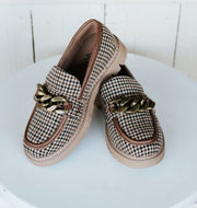 Not Literally Black Tan Houndstooth - Southern Soule Designs