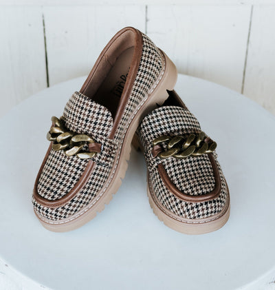 Not Literally Black Tan Houndstooth - Southern Soule Designs