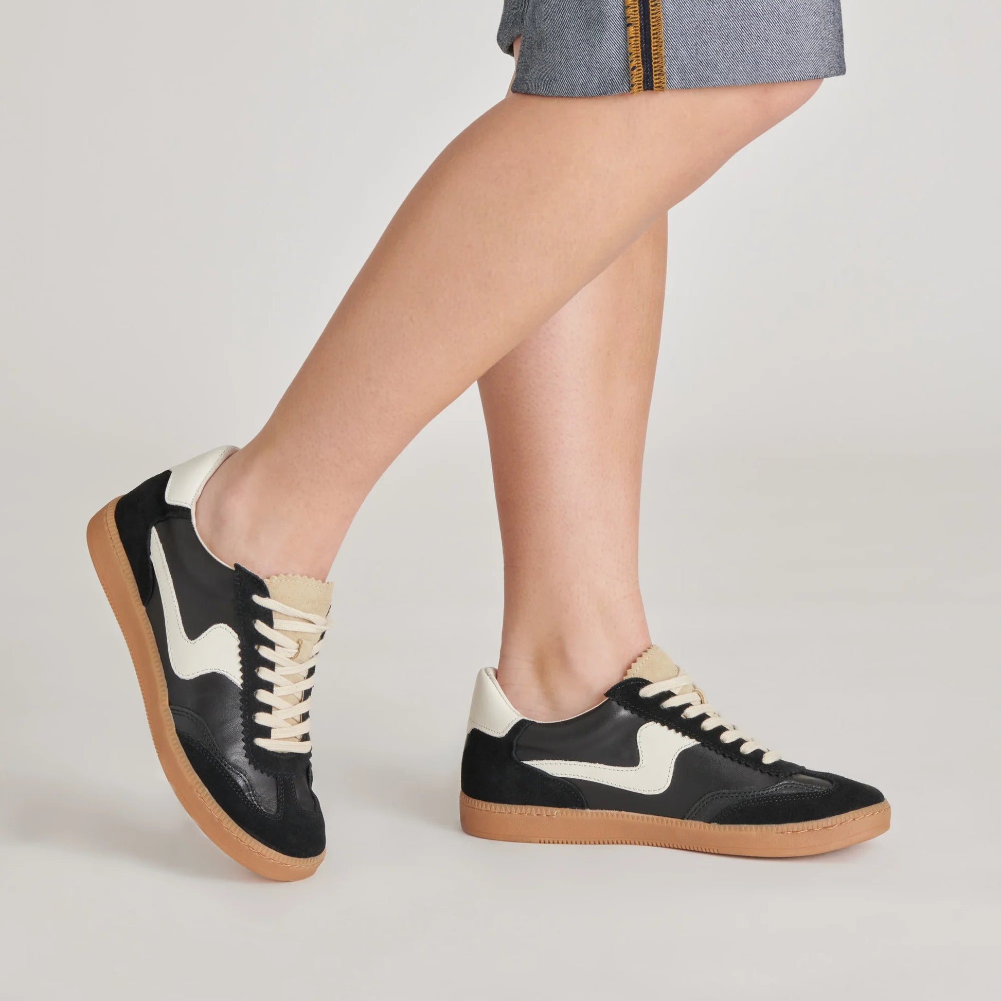 Notice Black Suede Sneaker - Southern Soule Designs