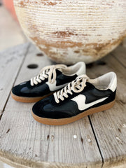 Notice Black Suede Sneaker - Southern Soule Designs