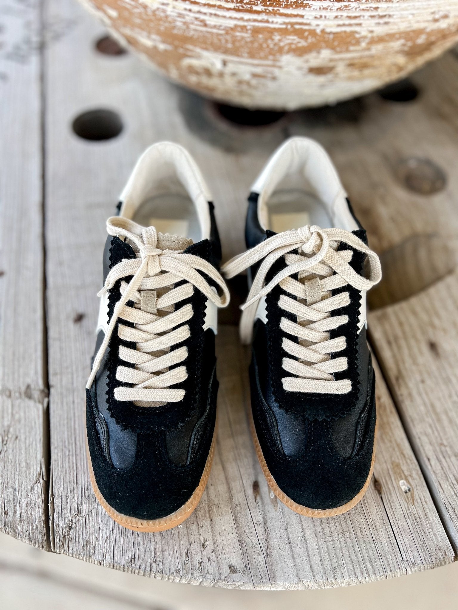 Notice Black Suede Sneaker - Southern Soule Designs