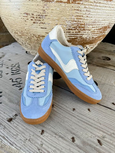 Notice Blue Suede Sneaker - Southern Soule Designs