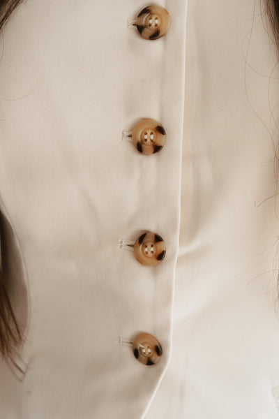 Nude Button Down Vest TI5026FO - Southern Soule Designs