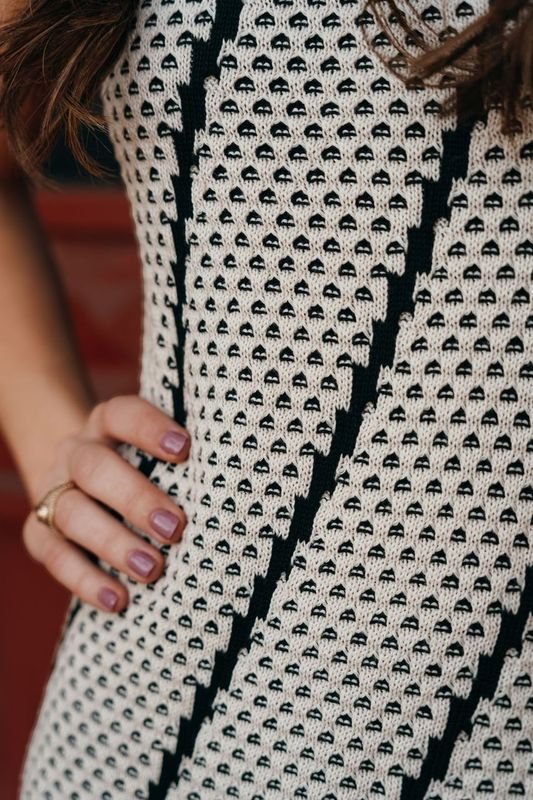 Oat Double Knit Stiped Maxi Dress SR1290H01 - Southern Soule Designs