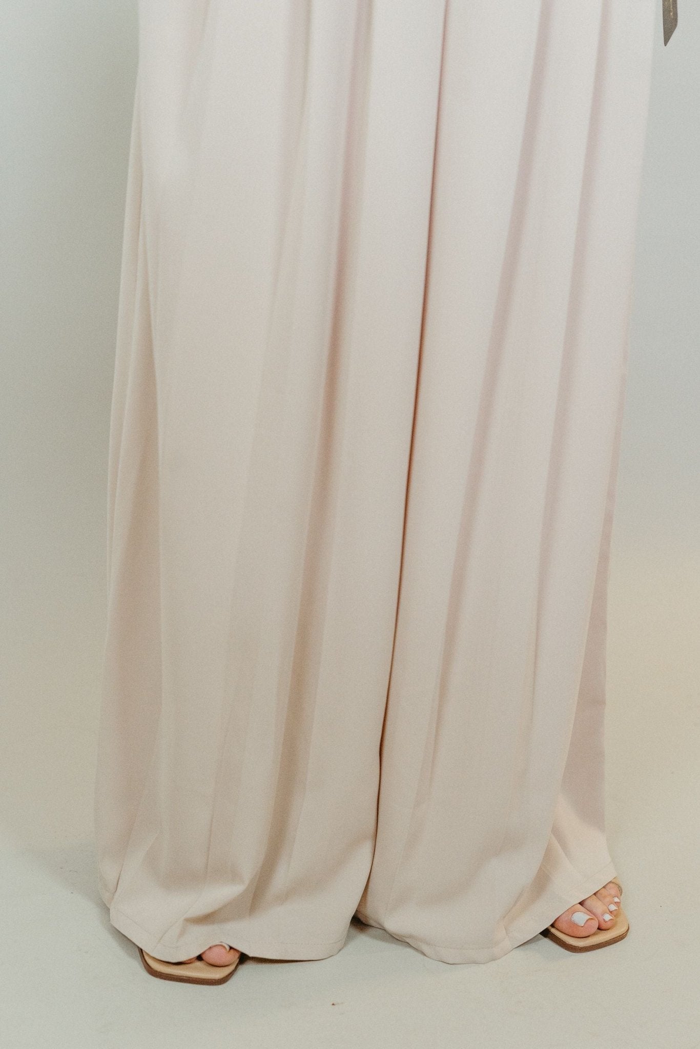 Oatmeal Pleated Wide Leg Pants P - 3430 - JK - Southern Soule Designs