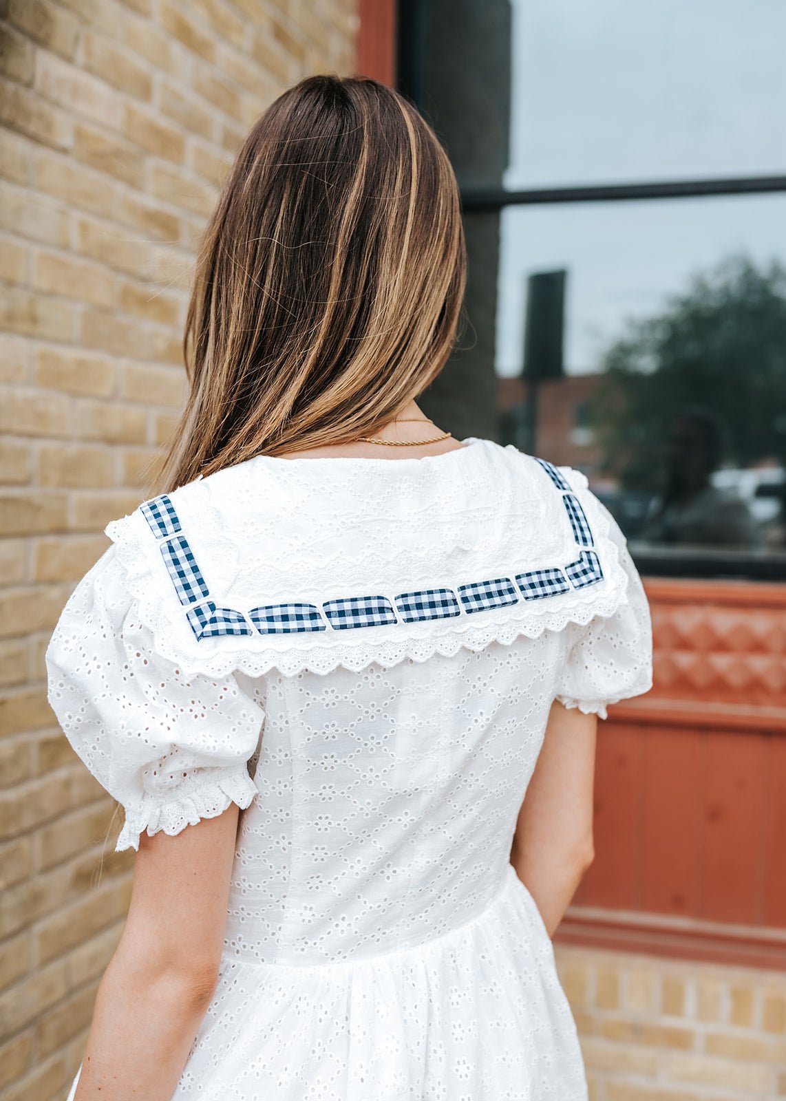 Off White Pauline Dress S2308D - Southern Soule Designs