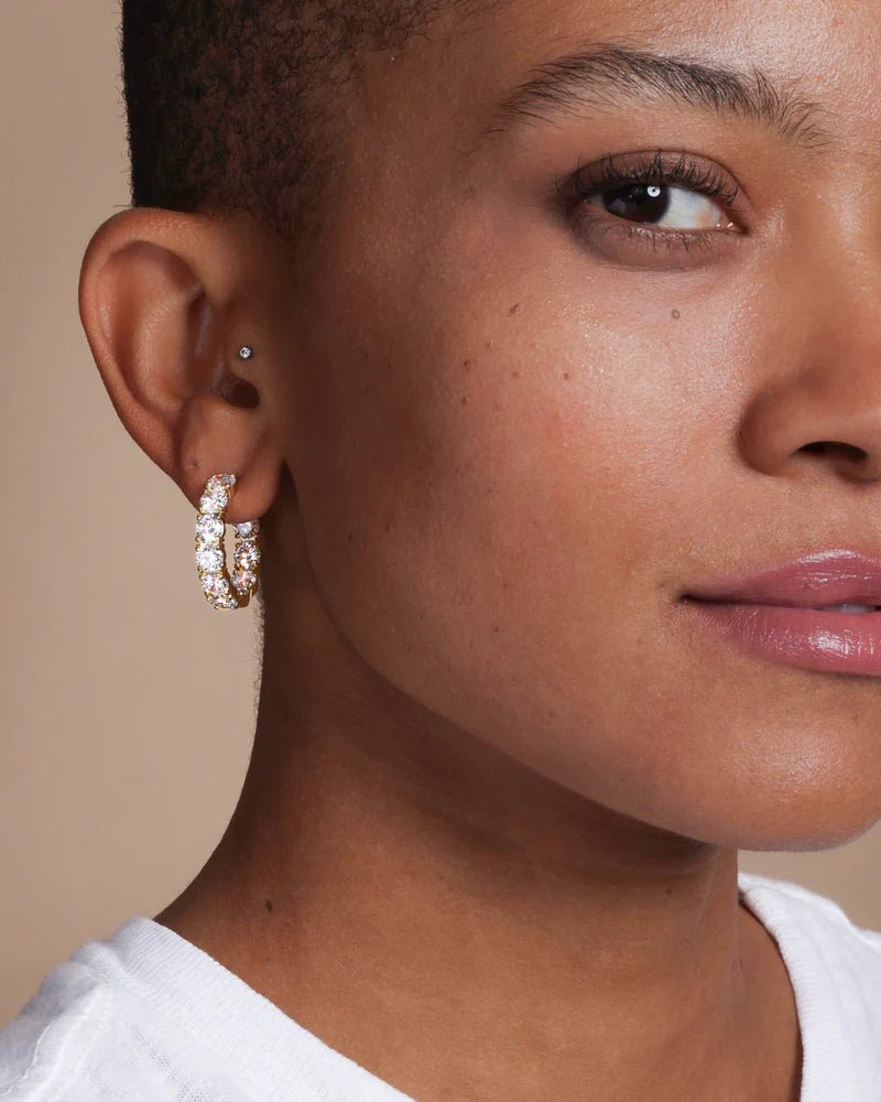 Oh She Fancy 1' Hoops - Southern Soule Designs